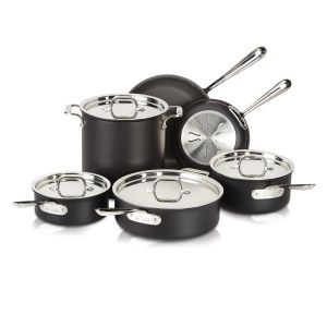 10-pc Cookware Set / NS1 Hard Anodized - Packaging Damage