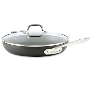 12-Inch Fry Pan w/Lid / Hard Anodized - Packaging Damage