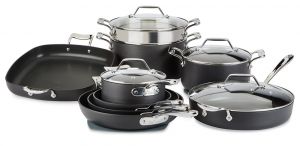 13-piece Hard Anodized Nonstick Cookware Set / Essentials - Packaging Damage