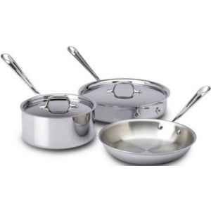 5-Piece Cookware Set / Stainless - Second Quality