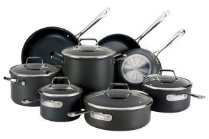 13-piece Hard Anodized Cookware Set / B1 - Packaging Damage